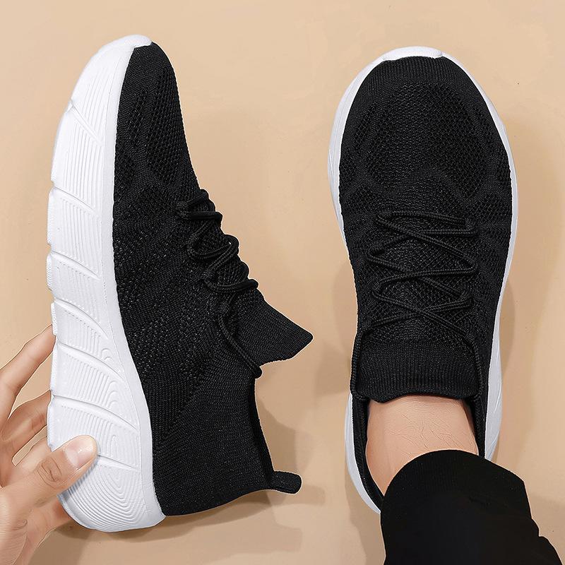 

2025 new socks, shoes, men s and women s casual couple shoes, platform soles, students fashion versatile, flying woven transportation Shoes 36 оранжевый