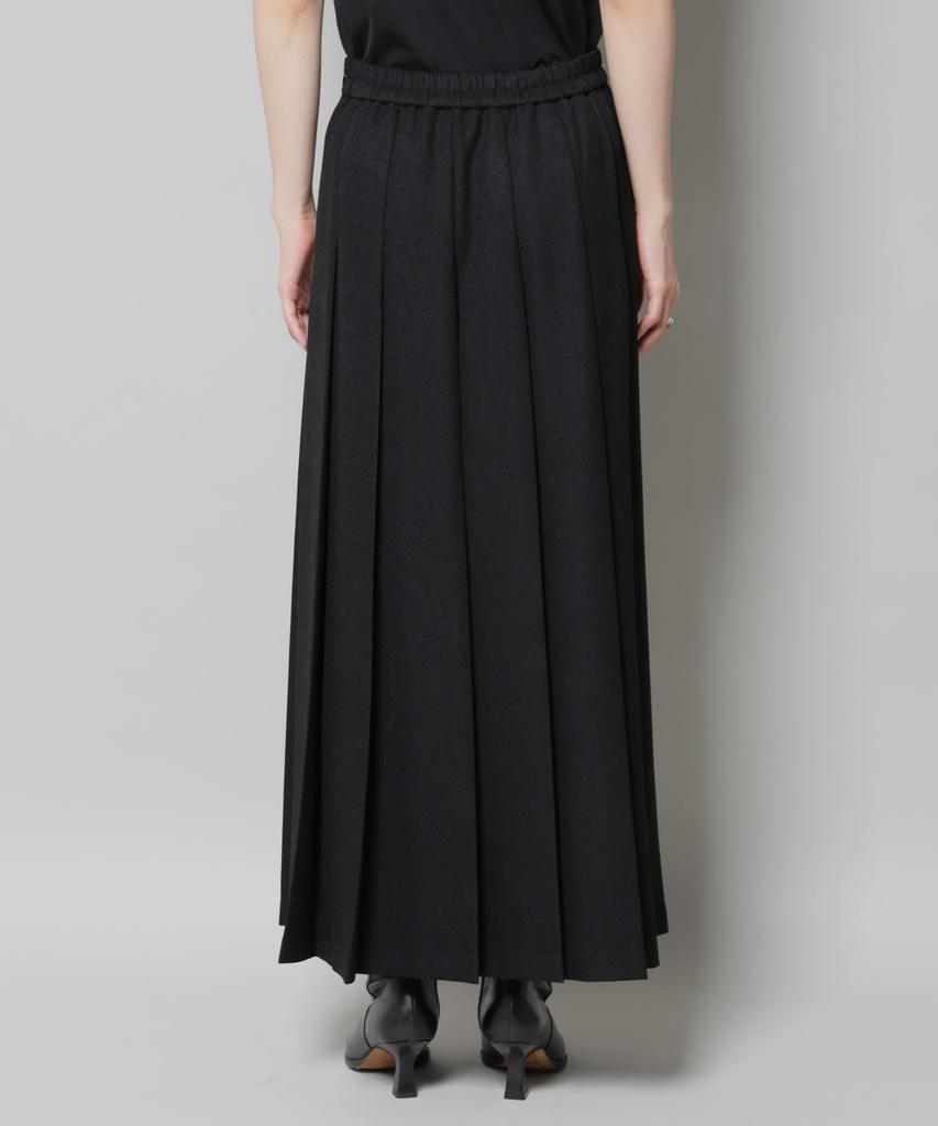 Nano Universe Wide Pleated Long F Women's Skirt, 040, Beige, 673-5230316