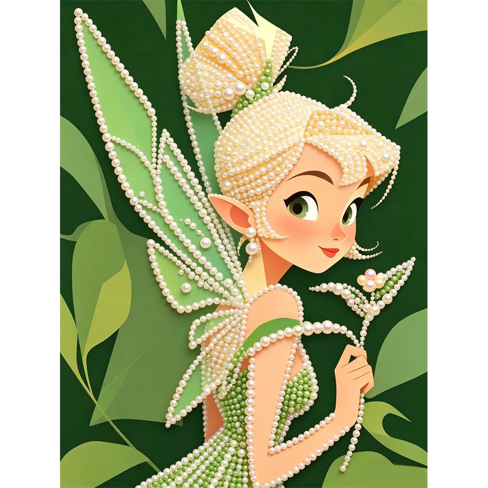 

Disney Pearl Painting Wonderful Fairy Pearl Art Painting Kit Art Pearl Painting Kit Adult Beginner Gift Creative Home Wall Decor 30x40