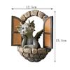 Figurine Dinozauri Material Rășină Stil Vivid Drăguț Compact Atractiv Statuetă Artă Decorativă Dinozaur pentru Decorațiuni W110
