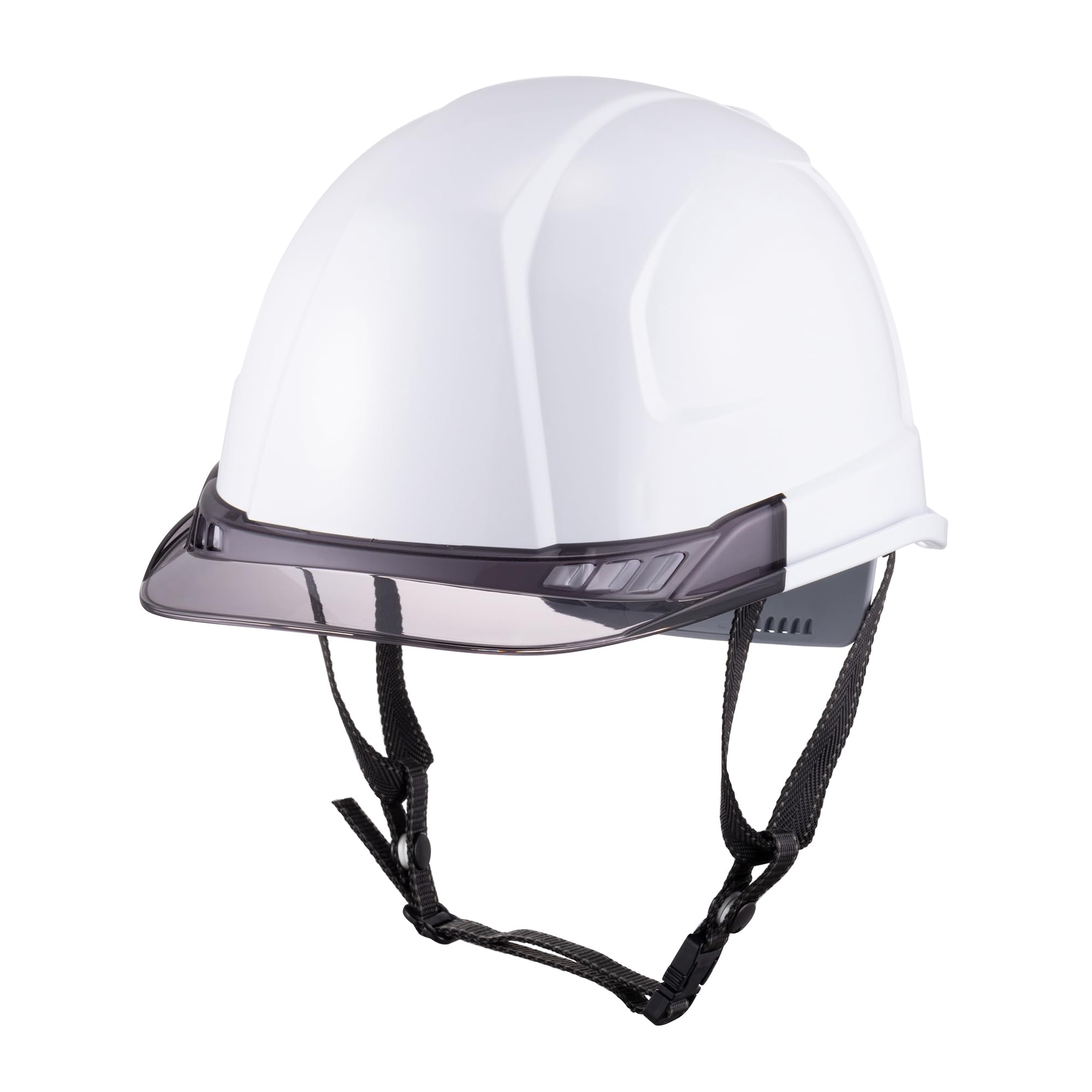 

TOYO Helmet with Smoke Built-in Fan, White, Peak, No. 395F-S