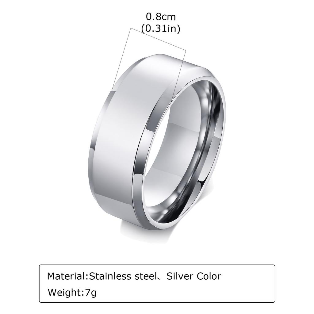 6mm 8mm Stainless Steel Rings Gold Color Brushed Surface Wedding Ring for Men Women Couple Engagement Finger Jewelry Gifts