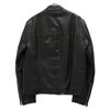EMMETI Andrea Padded Single-breasted Lambskin Jacket Jacket 50 blackUsed