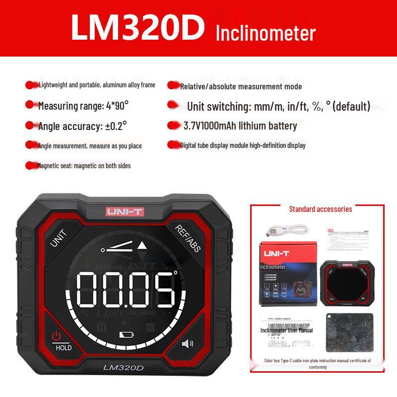 UNI-T LM320D/E/F Augstas precizitātes lāzera slīpums