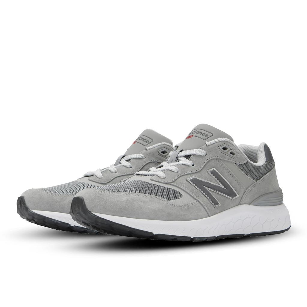 New Balance MW880 v6 Fresh Foam Walking CG6 2E Shoes, Wide, Men's, (GRAY), 28.5 cm,