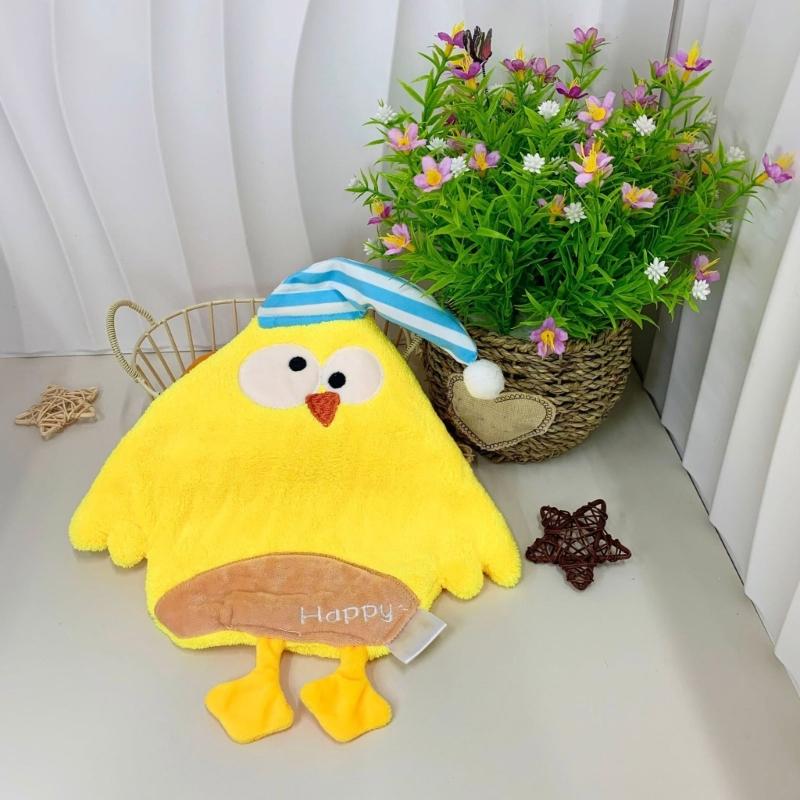 Animal Lover Essential Soft Corals fleeces Hanging Hand Towel Fast Absorbing and Easy to Cleans for Bathroom Kitchen
