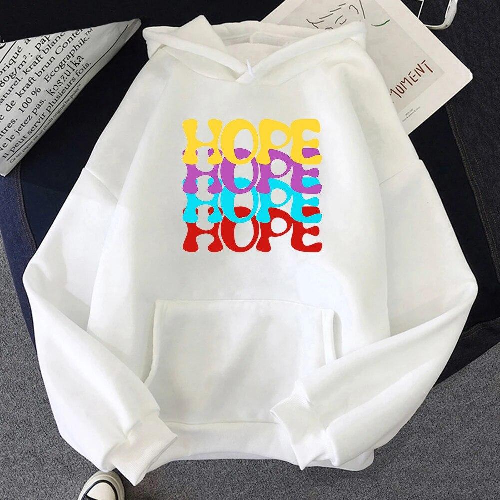 Korean Style Agust D Hoodies Hope World Clothes Spring/Autumn Tops Women/men Sweatshirt Vintage Harajuku Hoodie Kawaii Sudaderas Unisex