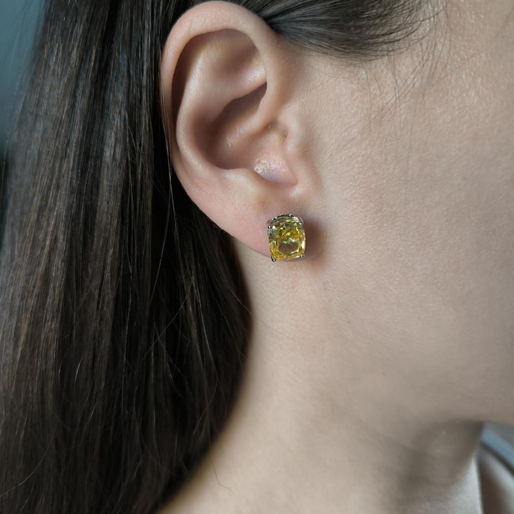 Серебряные серьги с фианитами (2186540)