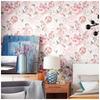 White Pink Peel and Stick Wallpaper Removable Fresh Peony Self-Adhesive Prepasted Wallpaper Waterproof Extra Thick Wall Mural