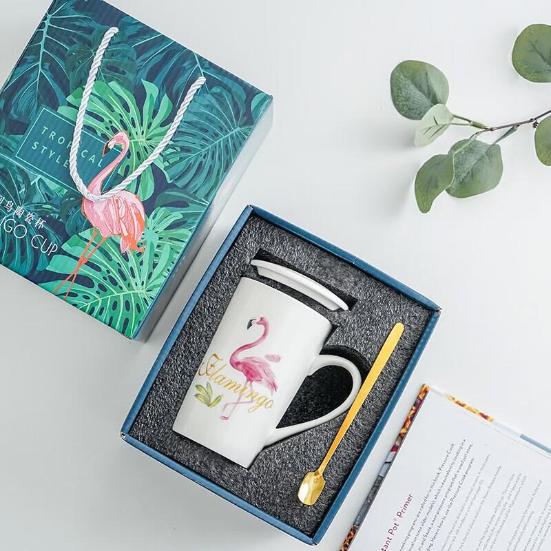 Ceramic Mug with Spoon Gift Set