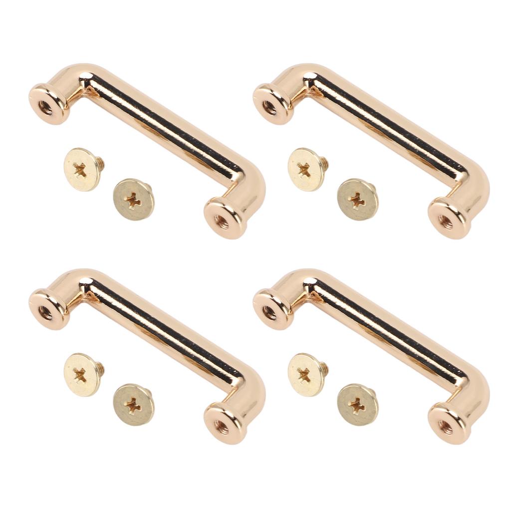 10 Sets Arch Bridge Buckle 31x7.5x6mm Metal D Ring Buckle Chain Strap Connector with 5.5mm Screws