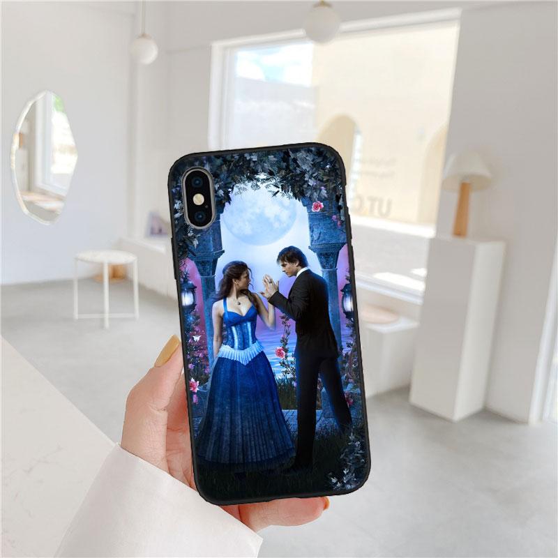 LO91 the Vampire Diaries Soft Shell Phone Case for iPhone SE X XS XR 11 16E 17 Pro Max Air 8 7 6 6s Plus