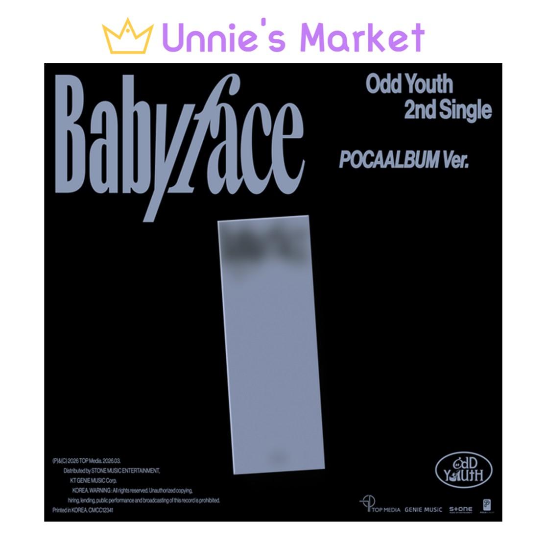 ODD YOUTH 2-й сингл Babyface POCA ALBUM Вер.. + Бесплатный подарок POCA ver.(CD X)