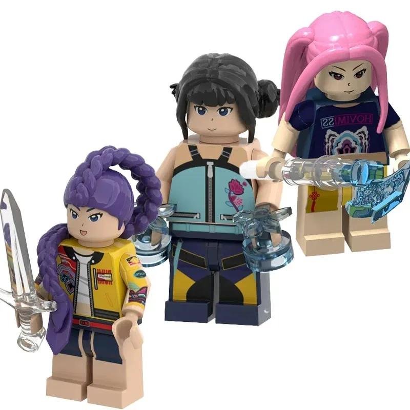 ¡Nuevo! 'Cazadores de Demonios KPop' Rumi Bloques de Construcción Modelo de Ensamblaje Muñeca^&* Juguete para Niña Niño Para Niños Cumpleaños Colocación Regalo*&