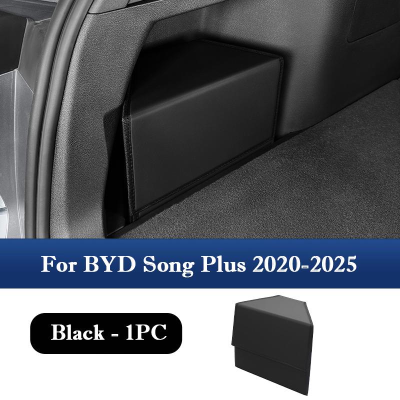 For BYD Song Plus 2020-2025 Car Back Trunk Storage Box Two Both Side Multipurpose Organizer Box Compartment Auto Accessories