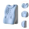 Back Lumbar Support Cushion Memory Foam Bed Wedge Soft with Neck Sleeping Pillow for Travel,