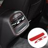 Red Carbon Rear Air Outlet Trim Frame Cover For Maserati Ghibil 2014-