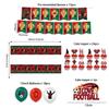 CR7 World Cup Star Fan Party Set: Plates, Cups, Napkins, Tablecloth, Banner & Decorations.
