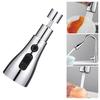 Kitchen Faucet Extender 360 Degrees Rotatable 3 Modes Adjustable Sprayer Attachment Universal Faucet Aerator