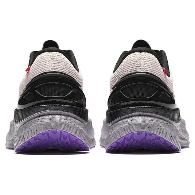 Anta Cushioning And Breathable Low top Running Shoes Women's Gray Sneakers 122345582-2
