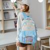 Large Capacity Cartoon Backpack Student Backpack Womens Leisure Use Educational