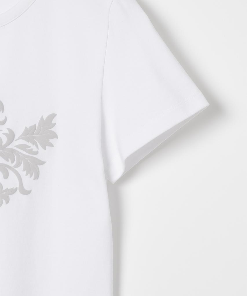 MILLO WOMEN Motif Short Sleeve T-Shirt [White]