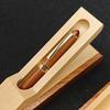 Desk Organizer Wooden Pen Holder Foldable Wooden Pen Box Pen Display Stand  Stationery
