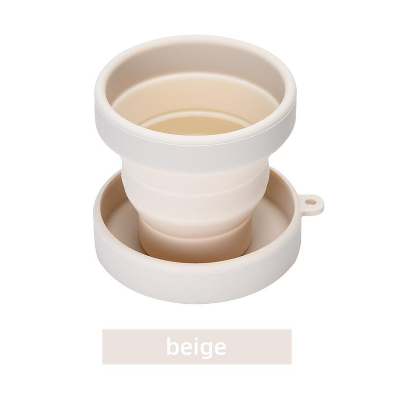 Silicone Foldable Travel Cup - Portable, Anti-Fall, Telescopic, Perfect for Outdoors & Holidays