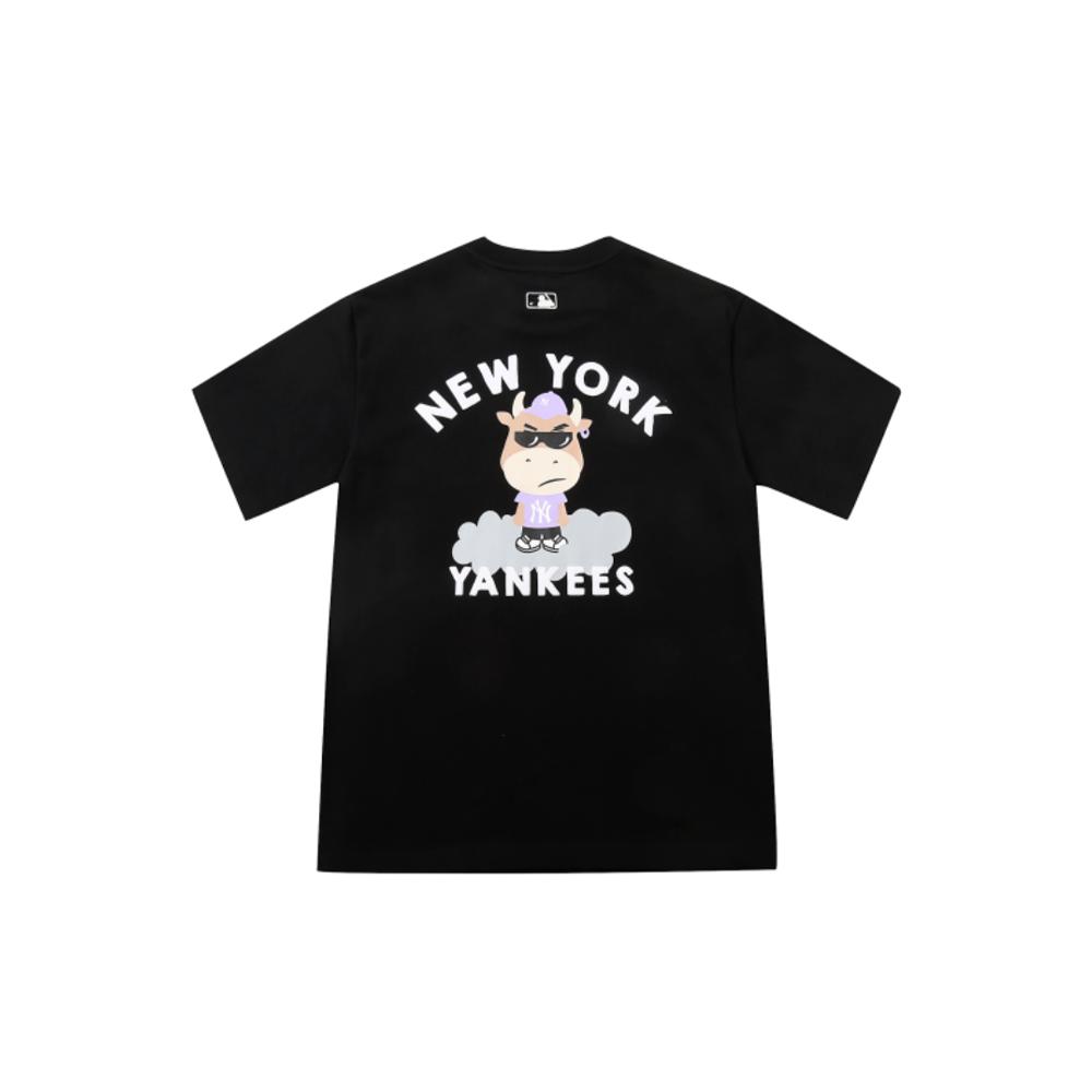 New MLB New York Yankees T Shirts Unisex Black 31TSC9131-50L
