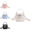 Stylish Mini Bucket Bag For Kids With Breathable Pu Material Cute And Fashionable Design