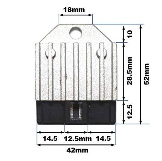 NEYORIKA Regulator Rectifier for JOG 3RY Address NKR250 12V 3YJ, 100, (Aftermarket Part)