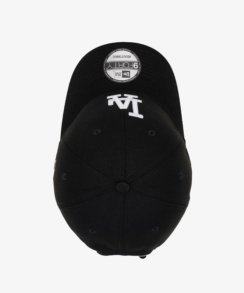 NEW ERA Mlb Basic La Dodgers Unstructured Ball Cap White On Black