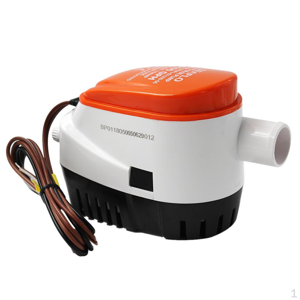 

1100GPH Лодка 12V Автоматические погружные трюмные насосы Поплавковый выключатель