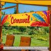 2D Carnaval Party Banner for Rio Carnival Themed Photo Booth Decoration