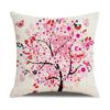 Ins Nordic Style Cartoon Tree Car Sofa Pillow Custom Nap Pillow Lumbar Cushion Cover Home