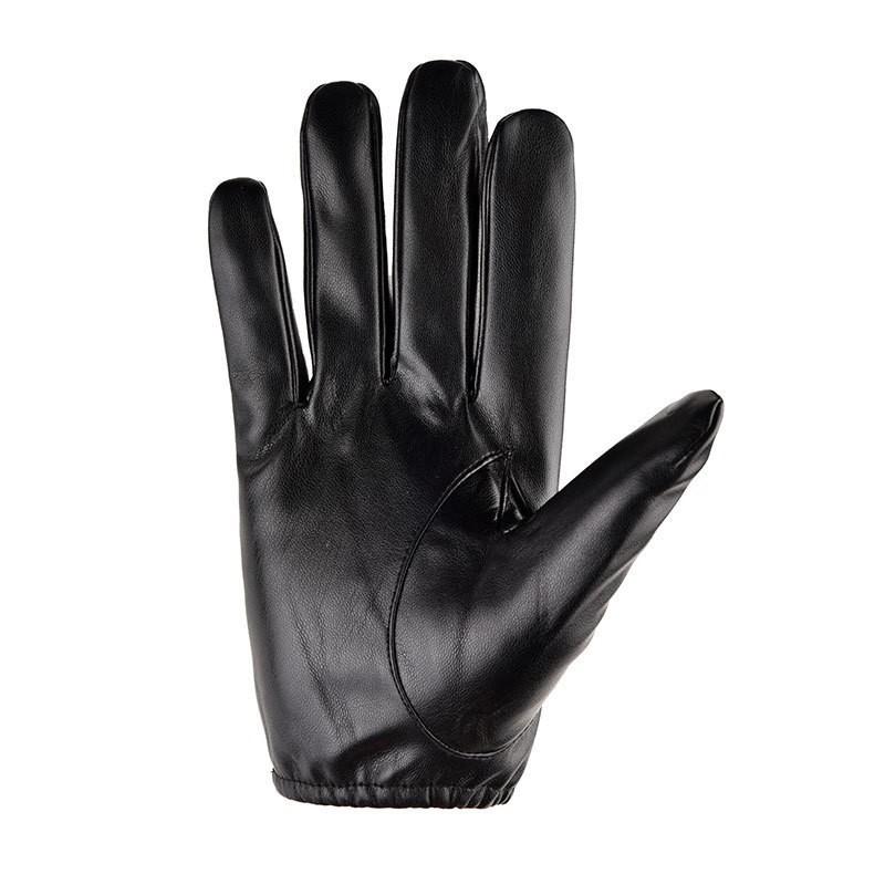 Pu Leather Mens Touchscreen Warm Gloves For Winter Driving Commuting