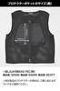 Motorcycle Innerwear Sold Full Mesh 3D Air Mesh Vest Black Mesh L [Daytona] (protectors Separately) DP-009 Men's (vest Only)