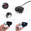 Quick Charge 18W Car Dual USB Charger QC3.0 Waterproof with Voltmeter Thermometer for 12V/24V Motorcycle ATV Boat Marine