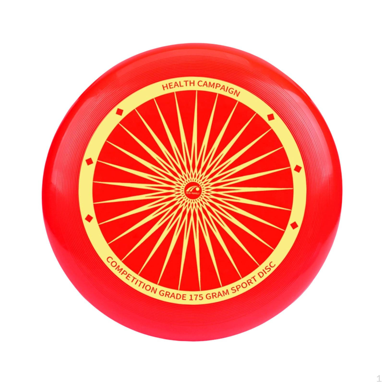 

Flying Disc Sturdy Gift for Kid/Teen/Boy/Girl Stable Supplies PE Accessories червоний
