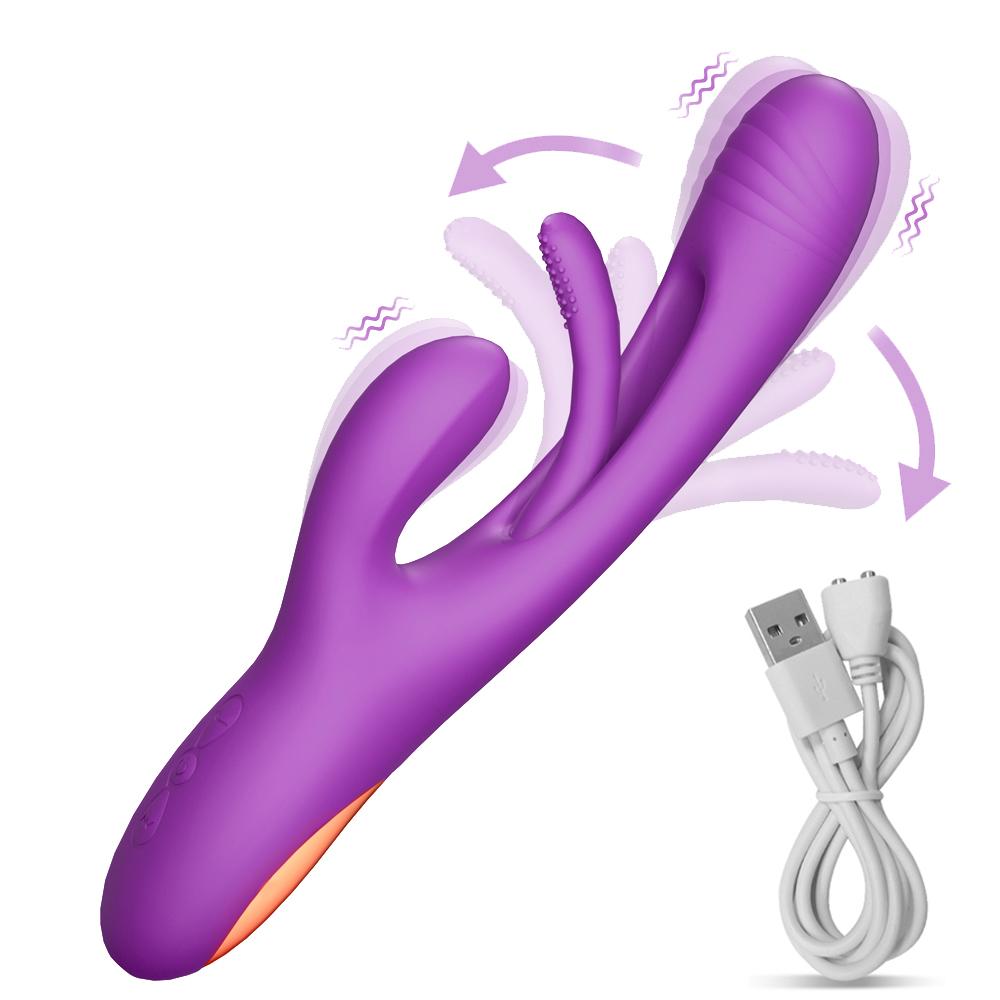 Tapping Flapping Rabbit Vibrator For Women Vagina G-spot Vibrator Female Masturbator Clitoris Anal Stimulator Sex Toy For Women