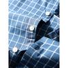 American Retro Pure Cotton Gingham Shirt Men's Long Sleeves Spring and Autumn 2024 New Coat Export Men's Casual Shirt