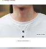Premium Retro American Henley Collar Long Sleeve Men's Hoodie - Autumn Plus Velvet, Loose Fit High-Grade Pure Cotton POLO Shirt
