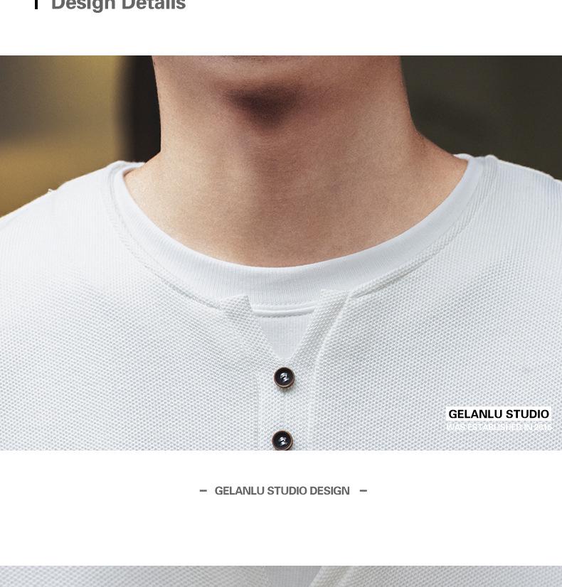 Premium Retro American Henley Collar Long Sleeve Men's Hoodie - Autumn Plus Velvet, Loose Fit High-Grade Pure Cotton POLO Shirt