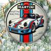 Vintage Martini Metal Tin Sign Durable Aluminum Art for Garden Porch Balcony Wall Decor