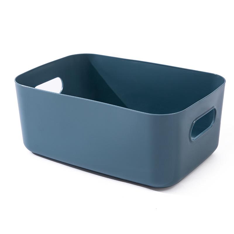Настольный органайзер T-Book для косметики и мелочей - Пластиковая корзина для хранения закусок и кухонных принадлежностей Small 201477 cm темно-синий 783₽