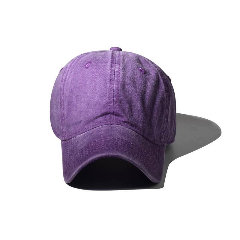 Cross-border Water Washed Cotton Baseball Cap Foreign Trade European And American Trendy Curved Brim Duck Tongue Cap