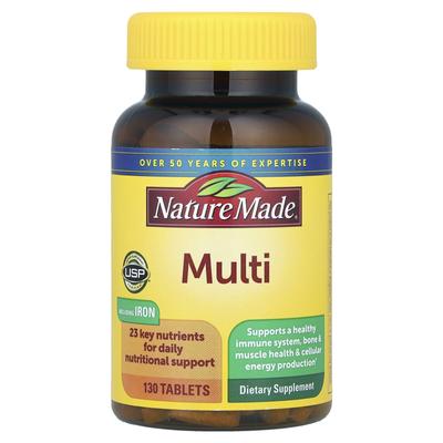 Multivitamin with Iron, 130 Tablets