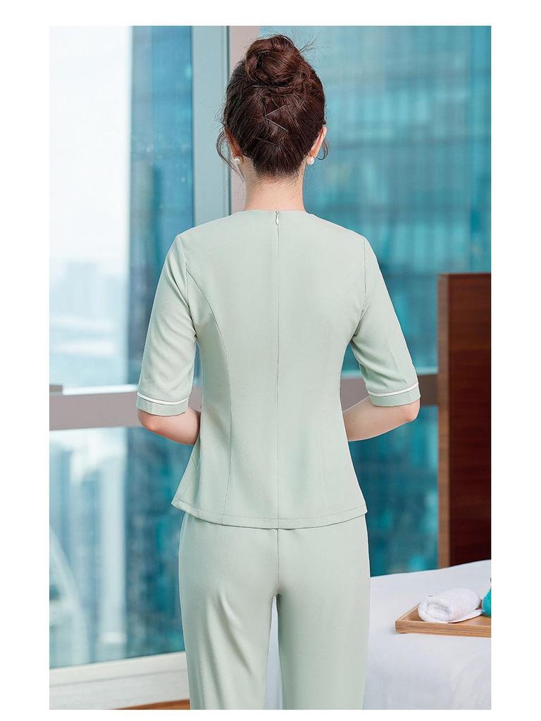 2025 Women's Slimming Beautician & Spa Short Sleeve Uniform