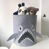 Large Capacity Cartoon Felt Storage Basket Jumbo Organizer