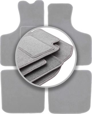 Gray Car Mats For: Skoda 105 / 120 / 130 Sedan (1976-1990)